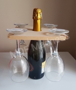 Wine Glass Holder. (4 glasses)