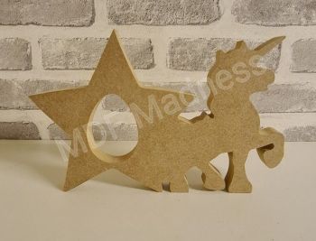 Star with Unicorn Egg and Chocolate Holder 