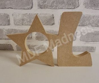 Star with Letter Egg and Chocolate Holder 