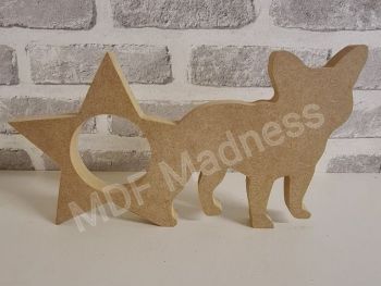 Star with Dog Egg and Chocolate Holder.  ( All Breeds Available)