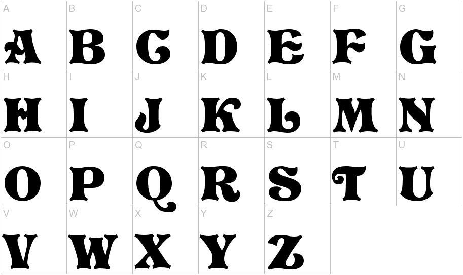 Storybook Font. (Capital Letters)