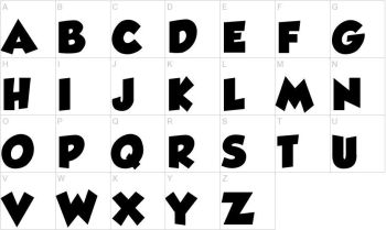 Grobold Font (Capital Letters)