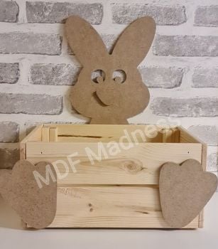 Easter Crate with 3D Bunny