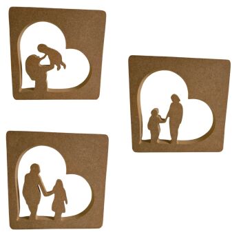 Mother Day Heart Block. ( 9 Designs)