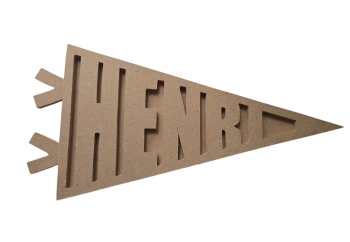 Personalised Varsity Flag (6 letter name max)