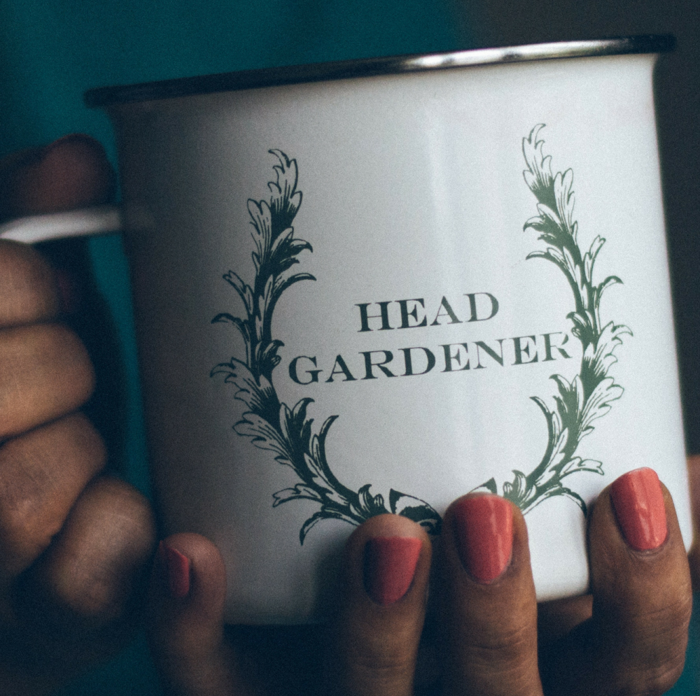 Gardener's Enamel Steel Cup