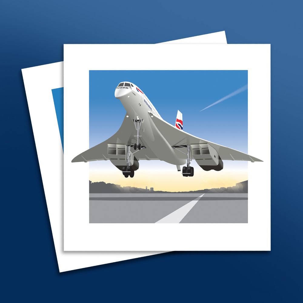 CONCORDE - GREETING CARDS