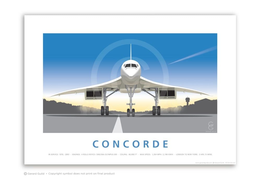 A3 CONCORDE PRINT - 03