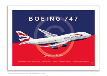 Boeing 747 - A3 Print