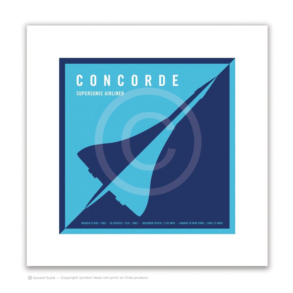 CONCORDE - ART PRINT