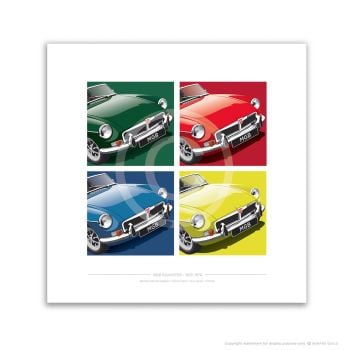 MGB ROADSTER 1972-74 - Multi-Image