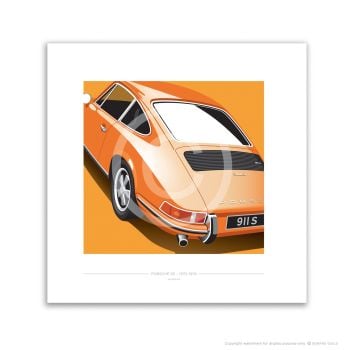 PORSCHE 911 S - 1972-74 - Tangerine