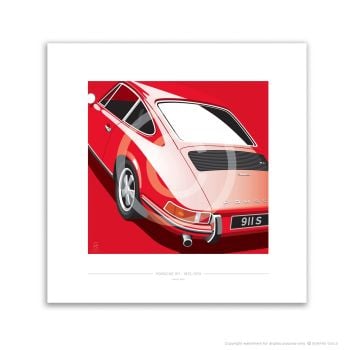 PORSCHE 911 S -1972-74 - Bahi Red