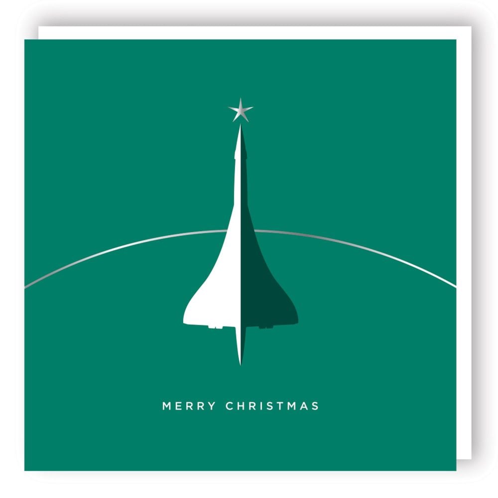 CONCORDE CHRISTMAS CARD - FRONT