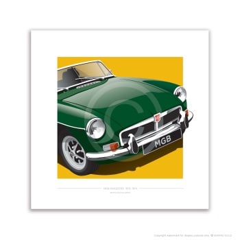 MGB ROADSTER 1972-74 - British Racing Green