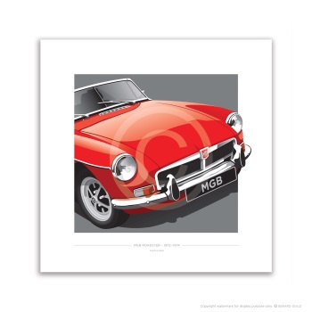 MGB ROADSTER 1972-74 - Tartan Red