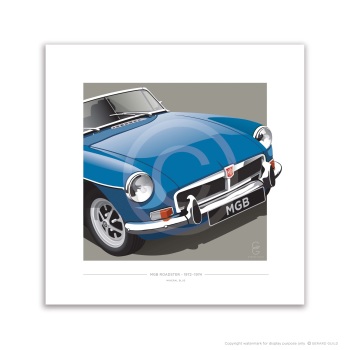 MGB ROADSTER 1972-74 - Teal Blue