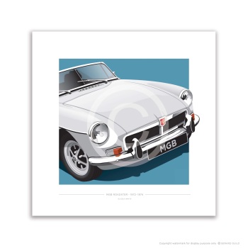 MGB ROADSTER 1972-74 - Glacier White