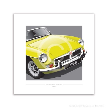MGB ROADSTER 1972-74 - Citron