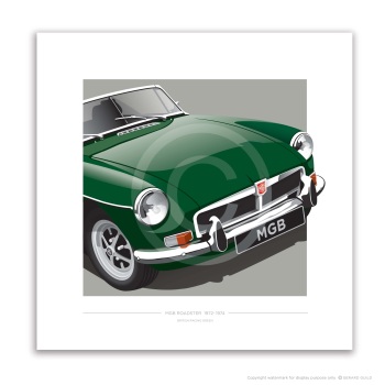 MGB ROADSTER 1972-74 - British Racing Green