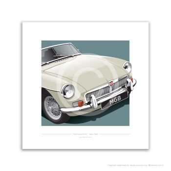 MGB ROADSTER 1962-1969 - Old English White
