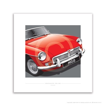 MGB ROADSTER 1962-69 - Tartan Red
