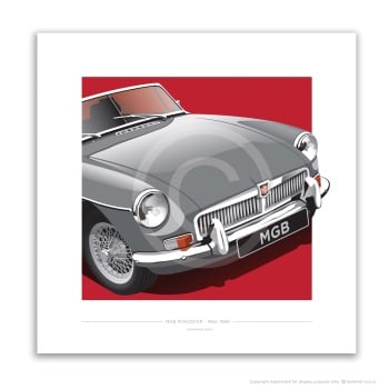 MGB ROADSTER 1962-69 - Grampian Grey