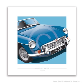 MGB ROADSTER 1962-69 - Teal Blue
