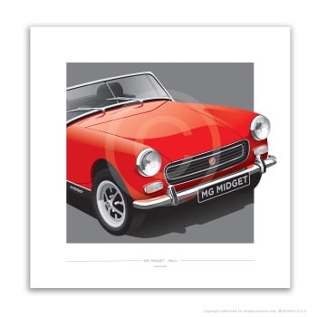 MG MIDGET Mk III - Tartan Red