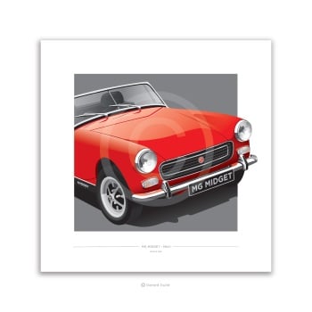 MG MIDGET Mk III - Tartan Red