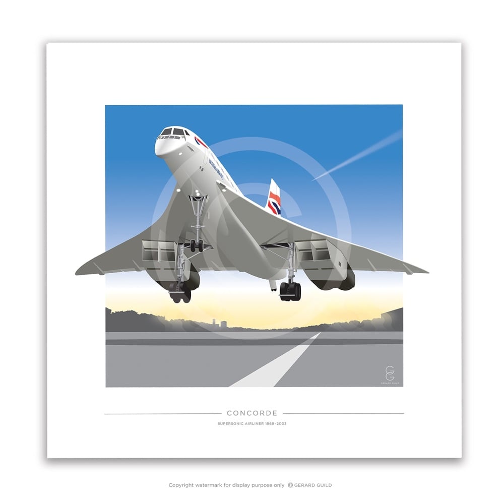 CONCORDE LANDING