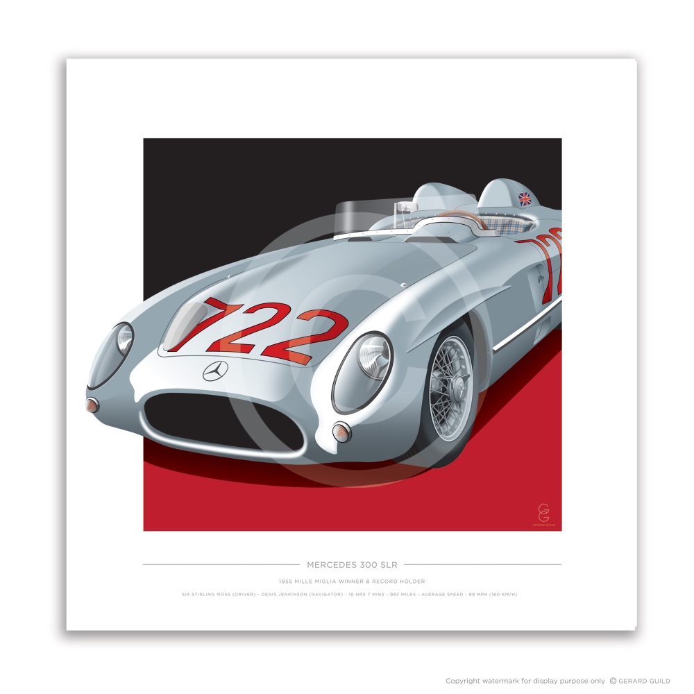 1955 MERCEDES 300 SLR- 722 (Limited Edition)