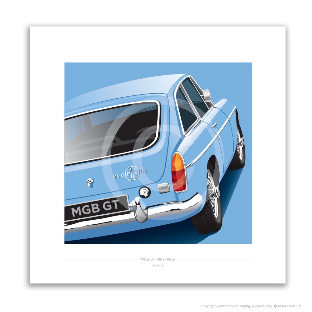 MGB GT - Iris Blue