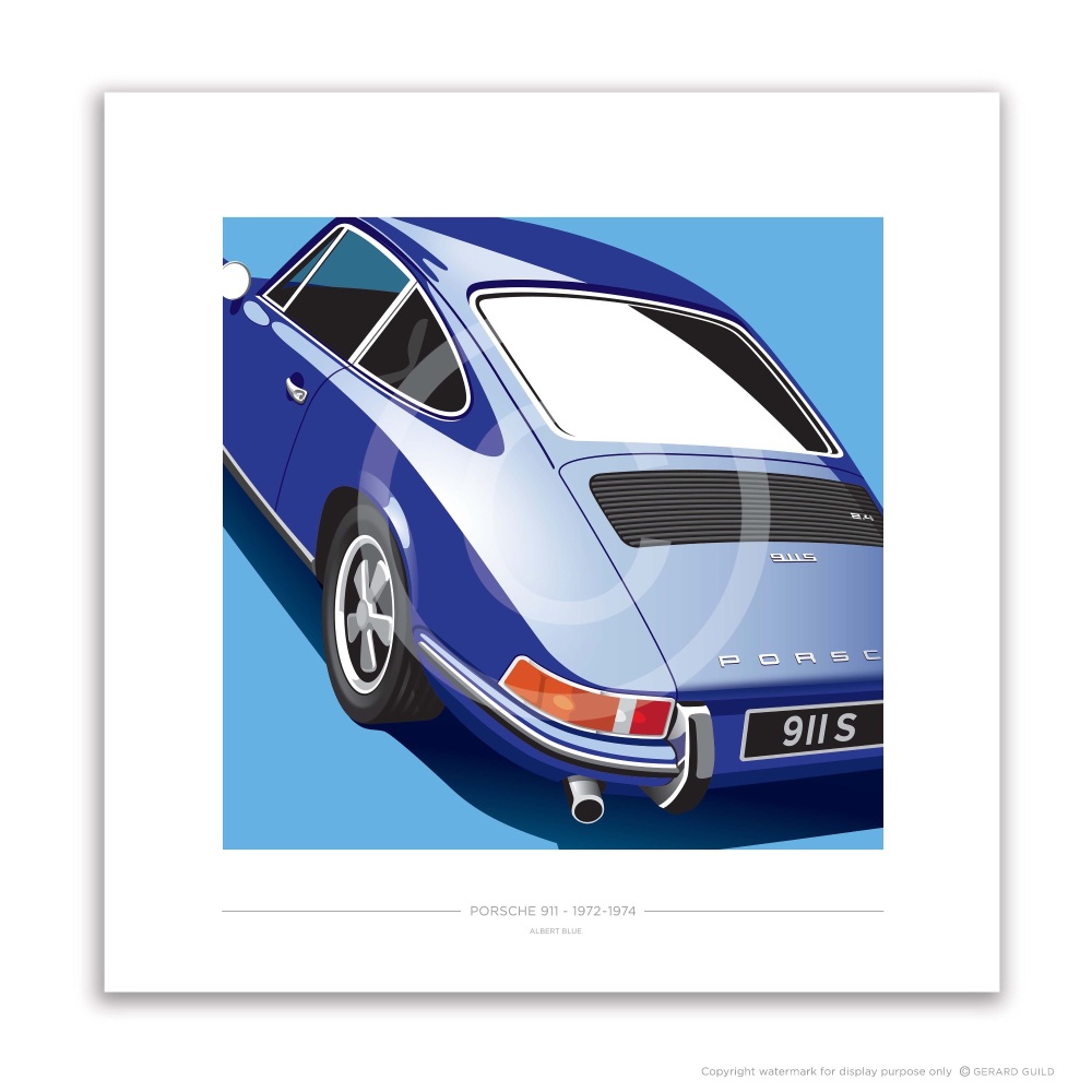 PORSCHE 911 S -1972-74 - Albert Blue