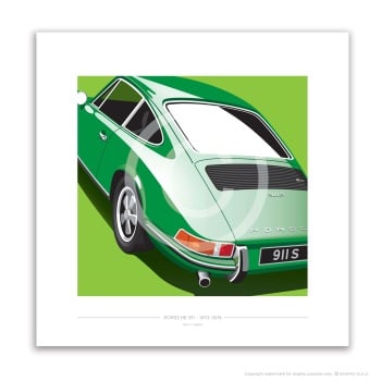 PORSCHE 911 S -1972-74 - Kelly Green