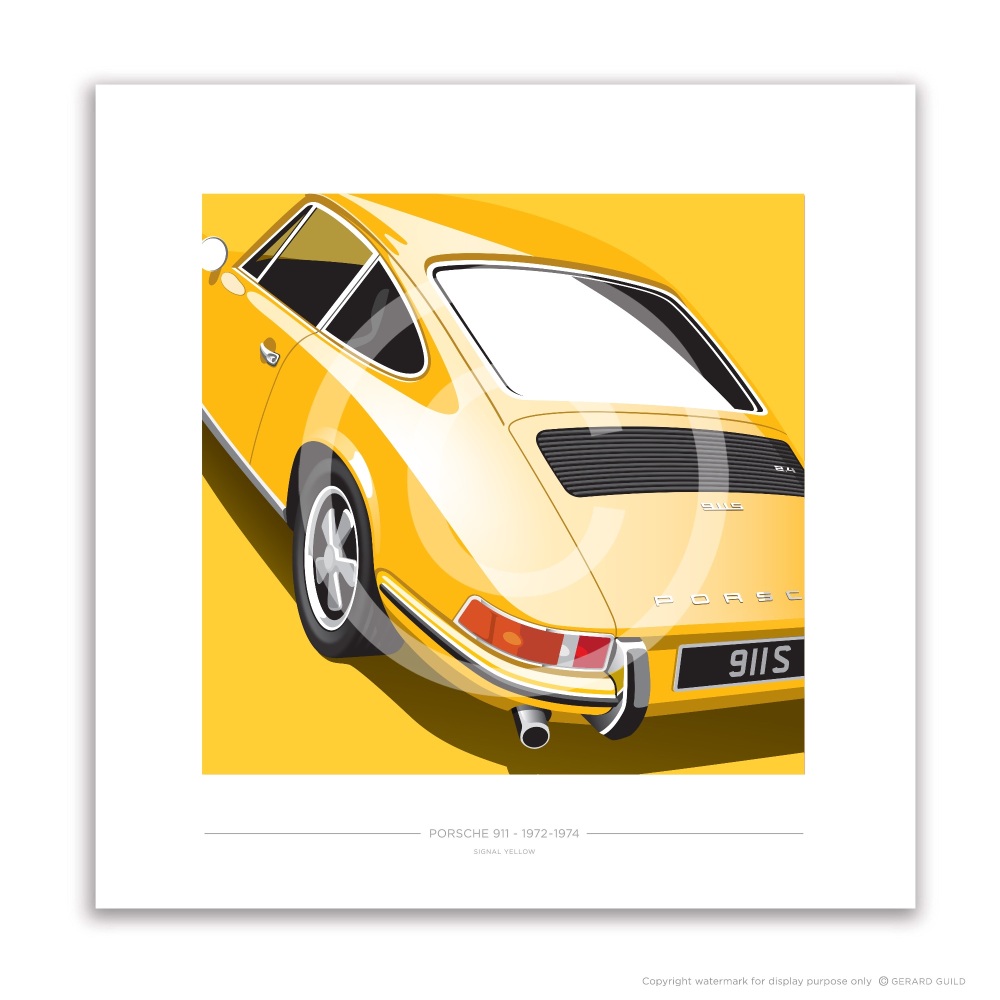 PORSCHE 911 S -1972-74 - Signal Yellow