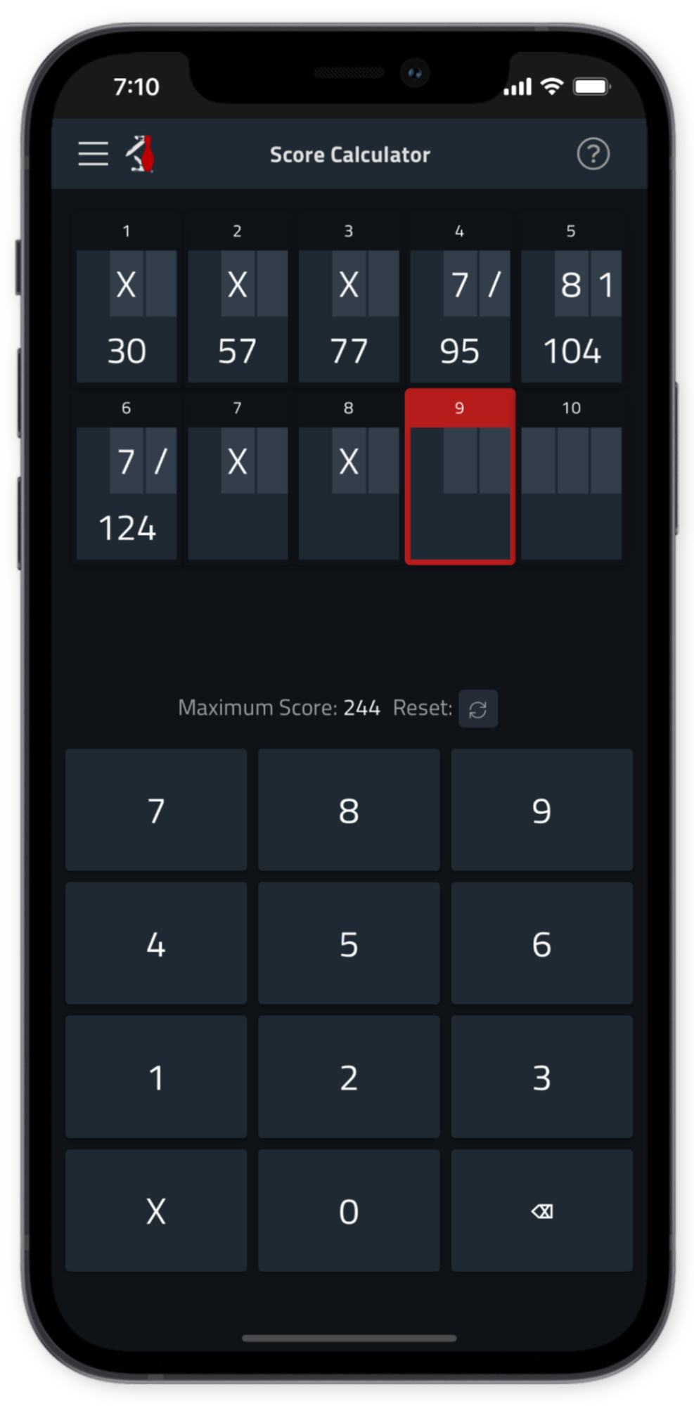 Bowling Tools Score Calculator Bowling Tools Score Calculator