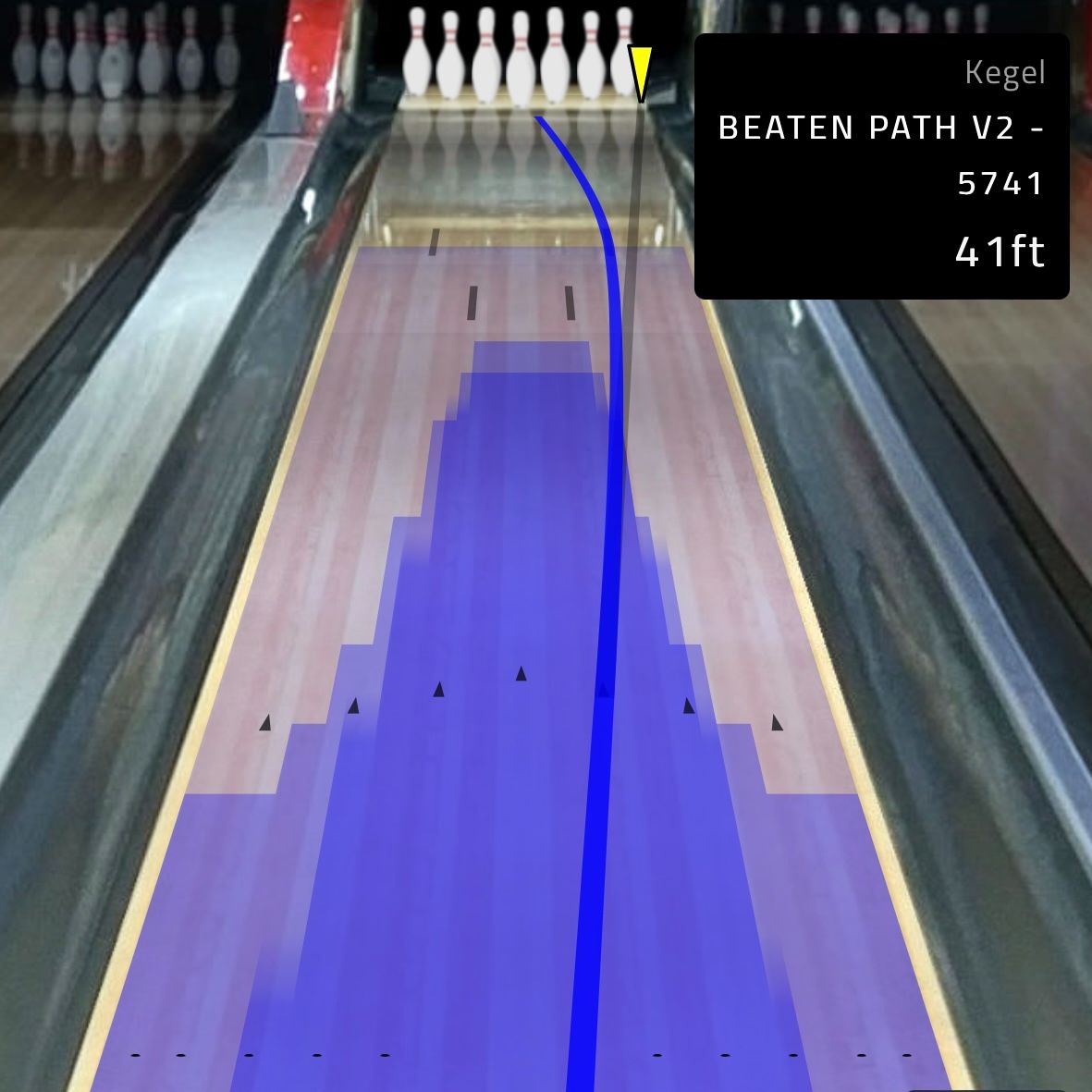 Angles and Targeting 3D bowler's eye view in Tenpin Toolkit