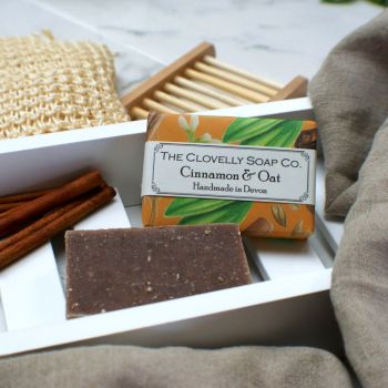 Cinnamon and Oat Handmade Vegan Soap