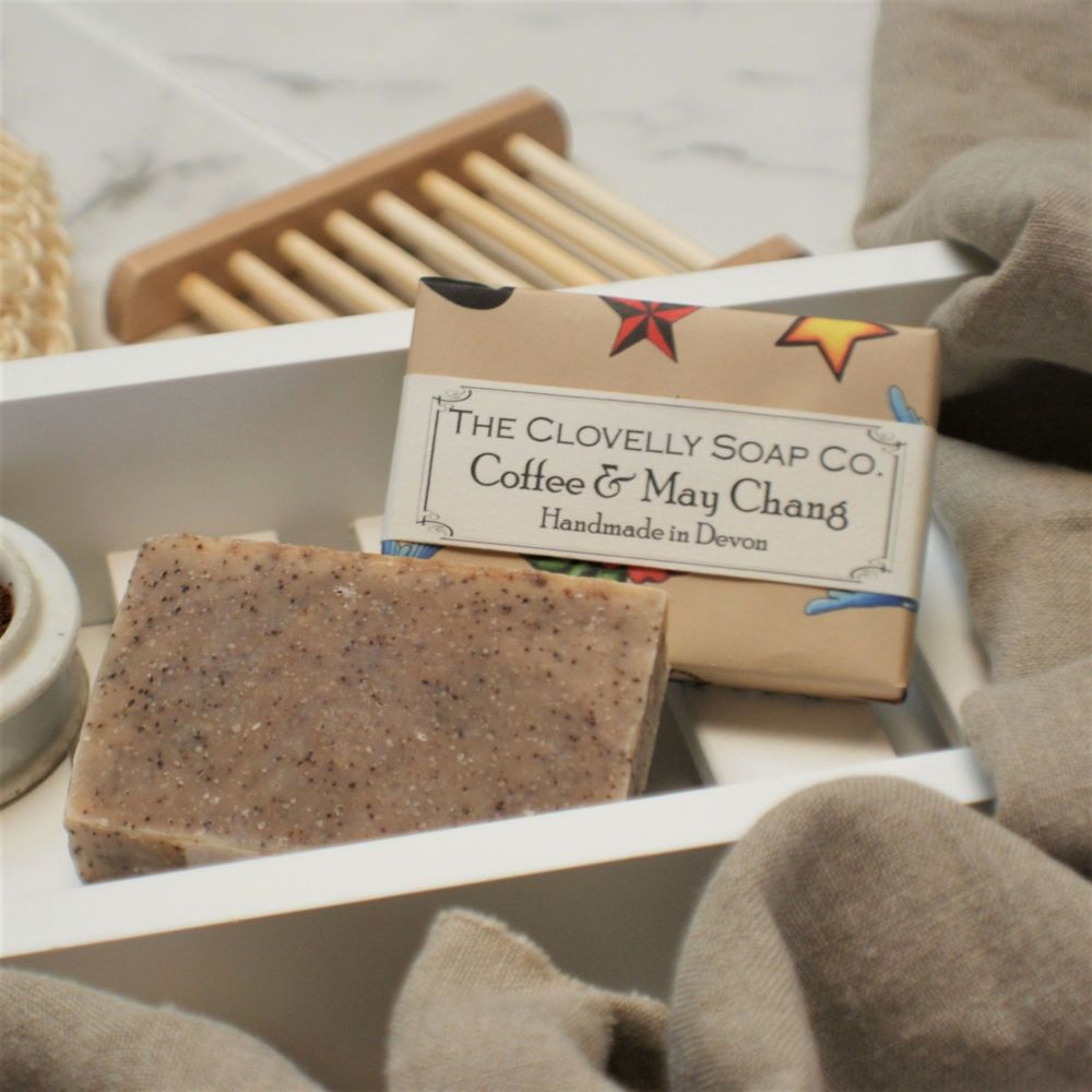 Coffee and May Chang Exfoliating Soap