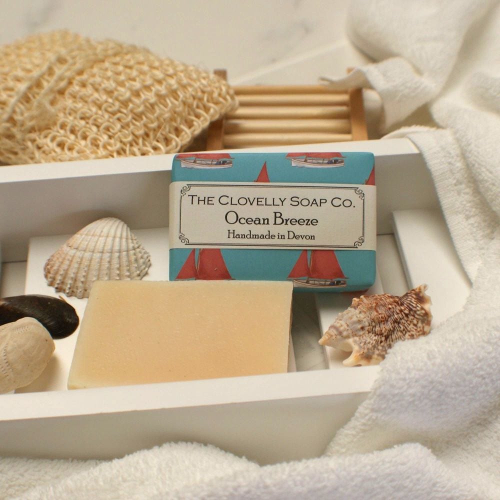 Ocean Breeze Soap with Bergamot, Lemongrass, Lime and pumice stone
