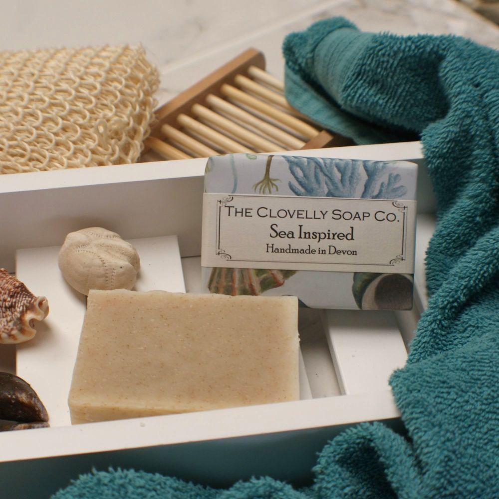 Sea Inspired Soap with Tea Tree, Eucalyptus & Mint