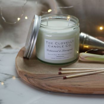 Cedarwood & Lemongrass Aromatherapy Candles