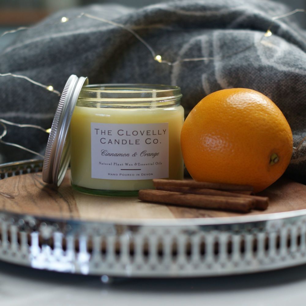 Cinnamon & Orange Aromatherapy Large Jar Candles