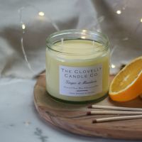 Ginger and Mandarin Aromatherapy Candle 