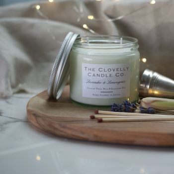 Lavender and Lemongrass Aromatherapy Candle