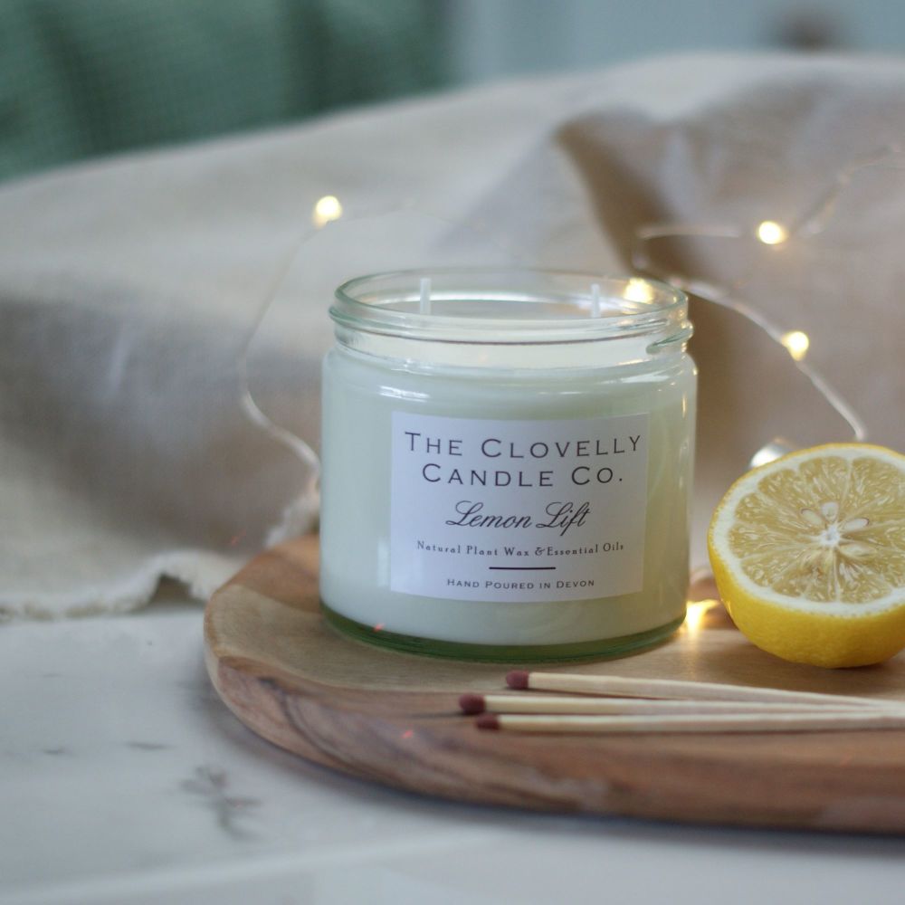Lemon & May Chang Aromatherapy Jar Candle