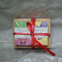 Handmade 100g Soap with Hemu Soap dish
