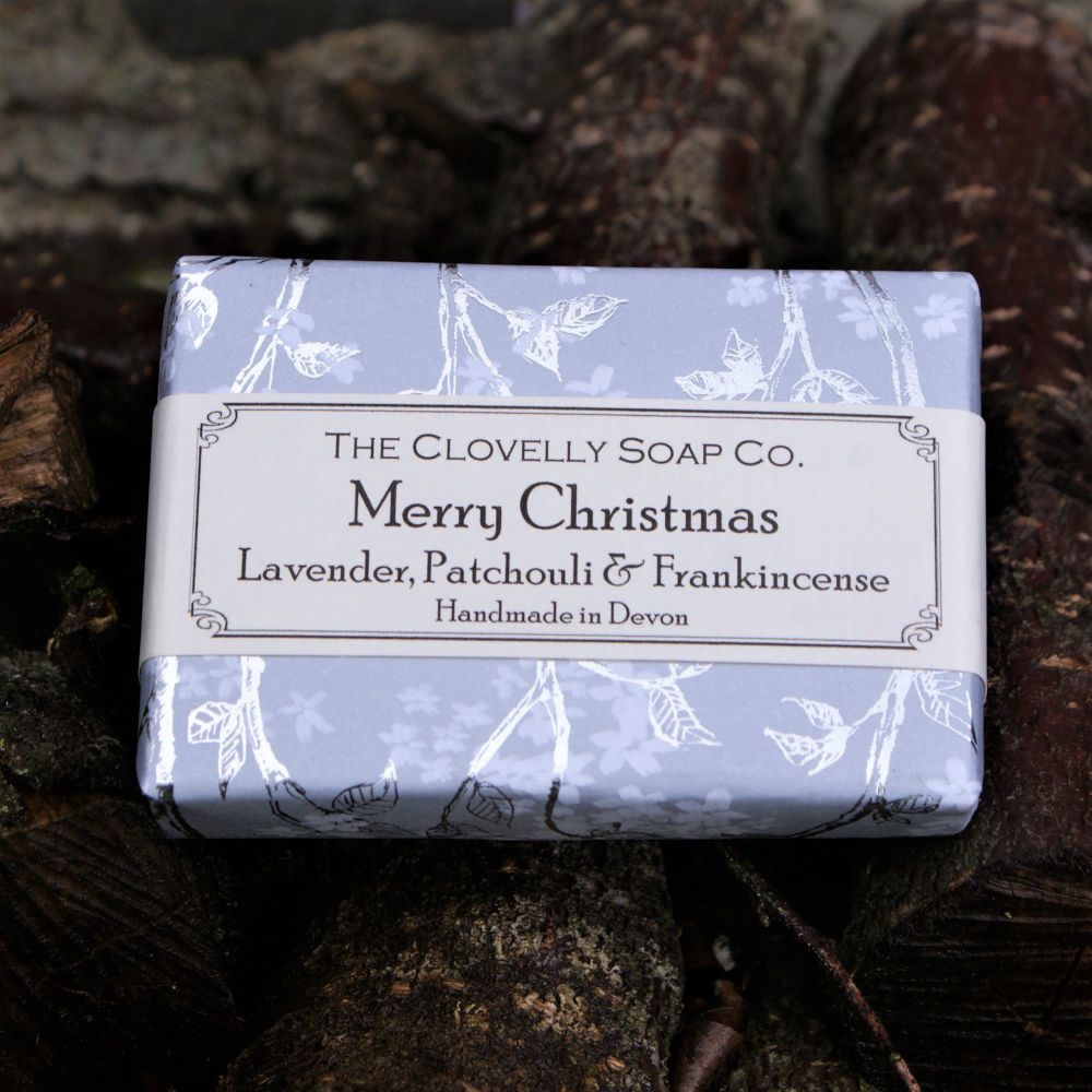 Lavender, Patchouli & Frankincense Merry Christmas Soap