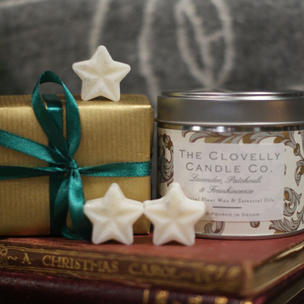 Lavender, Patchouli & Frankincense Christmas Tin Candle 250ml